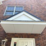 藤沢市片瀬海岸2丁目　破風板、勝手口ドア塗装