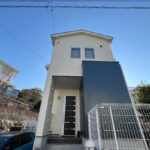 藤沢市辻堂大平台　ジョリパット外壁　エスケープレミアムシリコン塗装