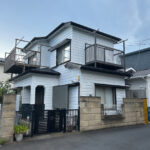 茅ヶ崎市　アルミサイディング　シリコン塗装