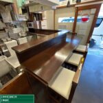 店舗内装塗装　ラーメン屋さん